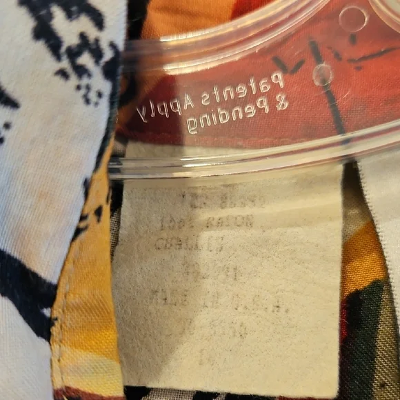 VINTAGE  90S TOGETHER MULTI COLOR BUTTON DOWN  MAXI DRESS - Picture 9 of 9